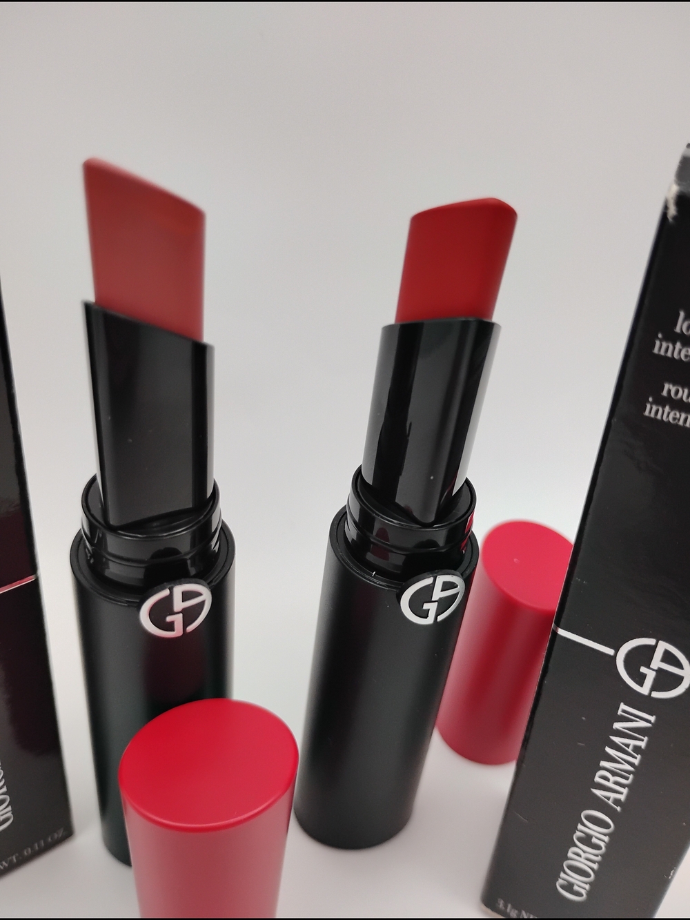 Giorgio Armani Lip Power Matte Longwear Lipstick - Shades 112&405 - Picture 3 of 4